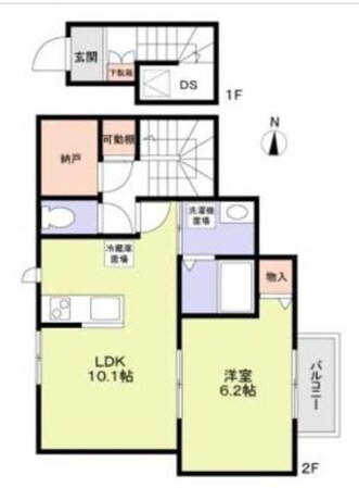 コンフォルタ桜山の物件間取画像